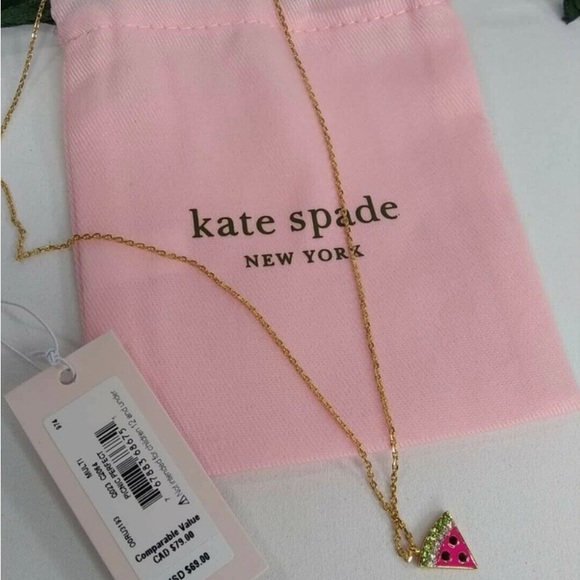 Watermelon necklace and earrings - Picture 2 of 7